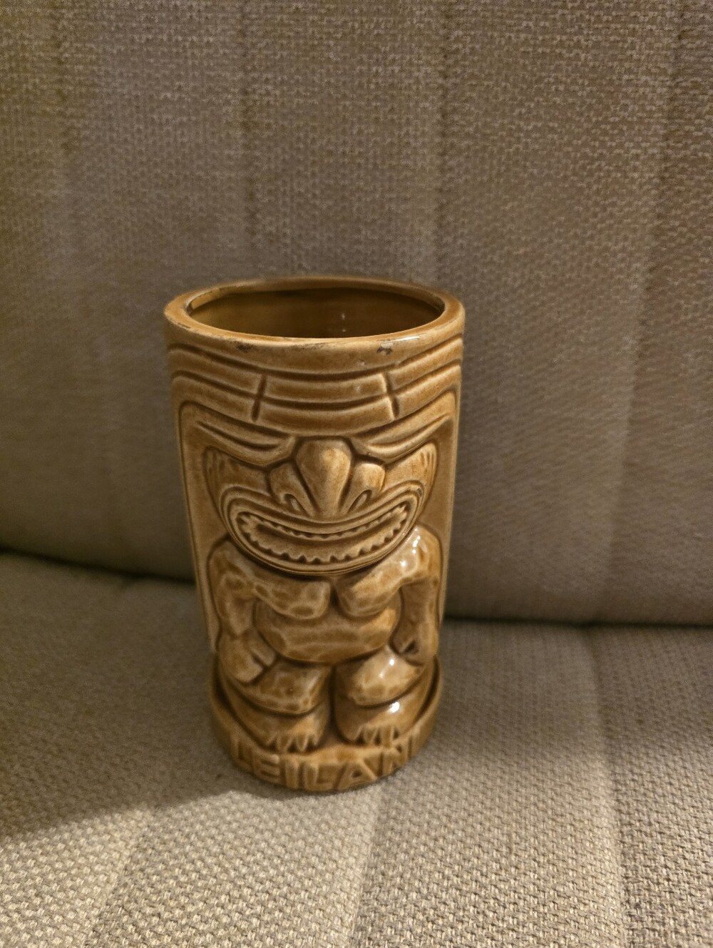 Vintage Orchids Of Hawaii Ceramic Tiki Bar Drink Cup